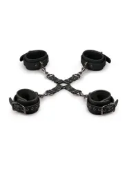 Kožená sada na spútanie Hogtie With Hand and Anklecuffs