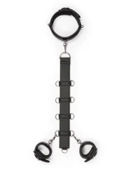 BDSM postroj s putami Neck and Wrist Restraint