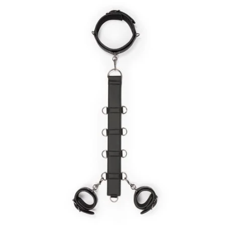 BDSM postroj s putami Neck and Wrist Restraint