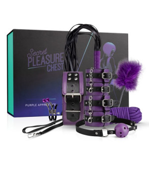 Fialový BDSM set Secret Pleasure Chest Purple Apprentice