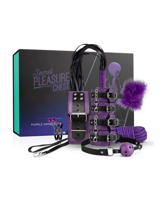 Fialový BDSM set Secret Pleasure Chest Purple Apprentice