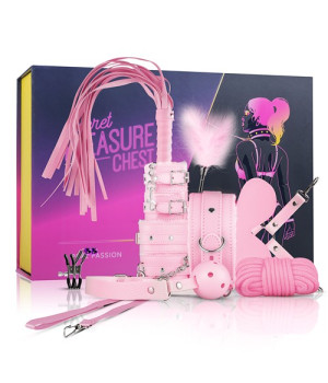 Ružový BDSM set Secret Pleasure Chest Pink Pleasure