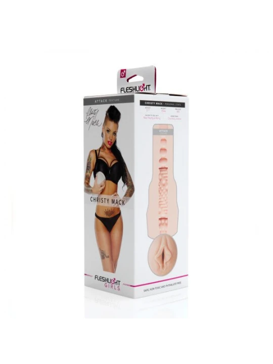 Christy Mack Attack Fleshlight - reálny odliatok vagíny