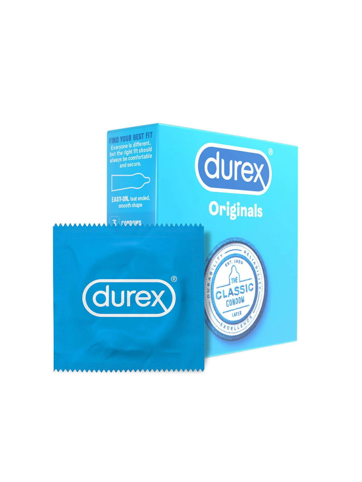 Kondómy DUREX Originals Classic 3ks