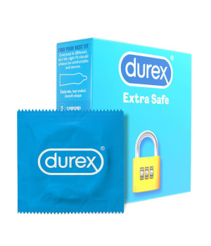 Kondómy DUREX Extra Safe 3ks