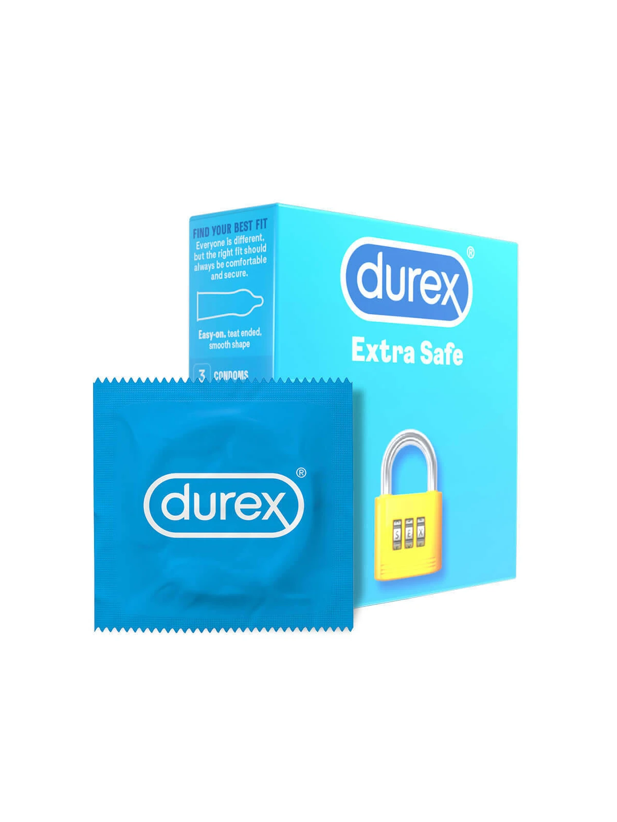 Kondómy DUREX Extra Safe 3ks