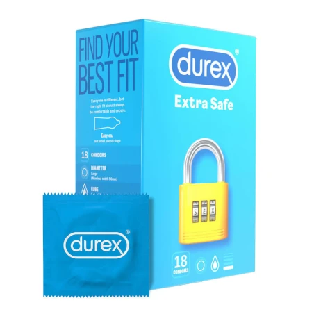 Kondómy DUREX Extra Safe 18ks