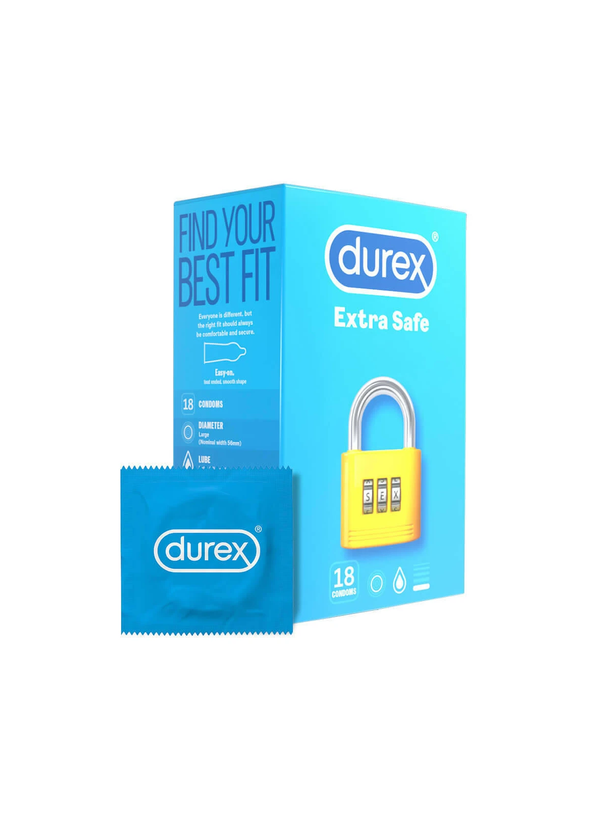 Kondómy DUREX Extra Safe 18ks