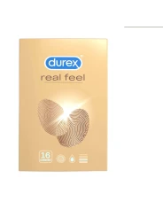 Bezlatexové kondómy DUREX Real Feel 16ks