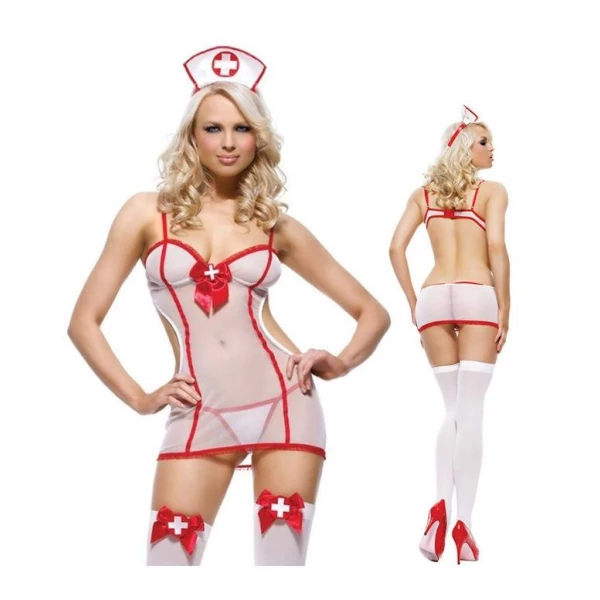 Sexi Nurse Role Play - erotický kostým sestričky
