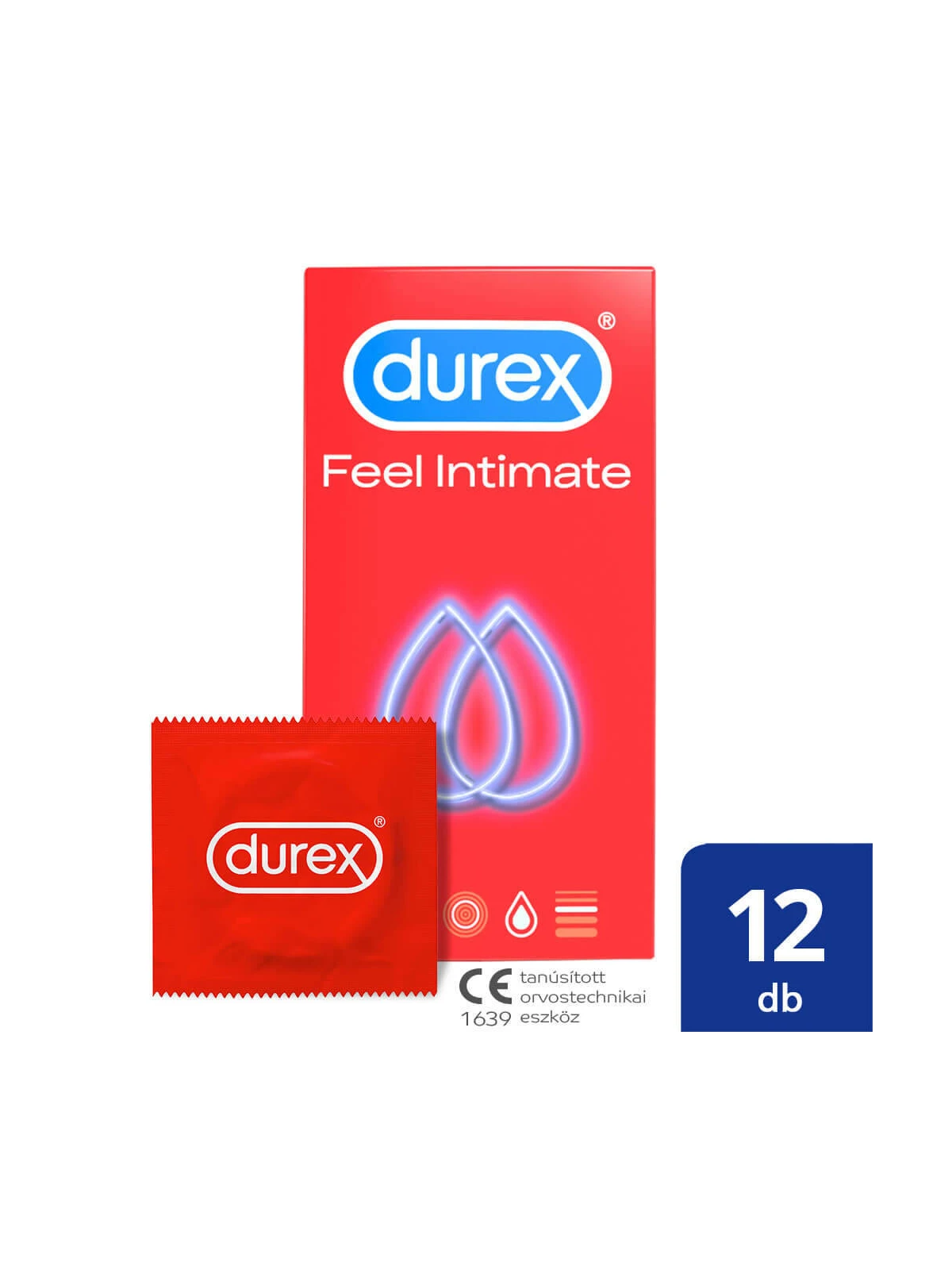 Tenkostenné kondómy DUREX Feel Intimate 12ks