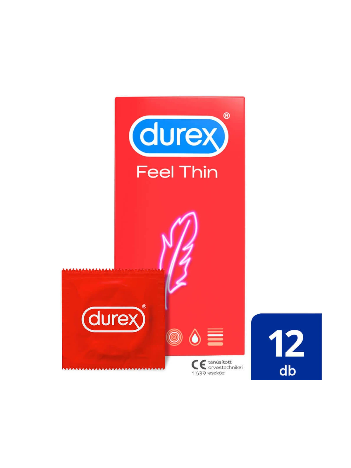 Ultra tenké kondómy DUREX Feel Thin 12ks