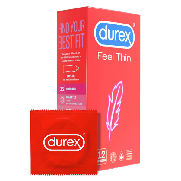 Ultra tenké kondómy DUREX Feel Thin 12ks