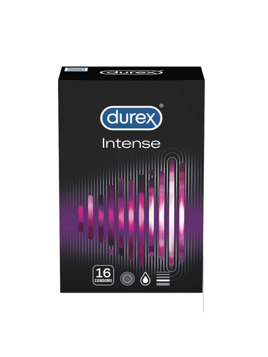 Vrúbkované kondómy DUREX Intense 16ks