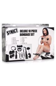 10 dielny BDSM set Strict Luxury Bondage