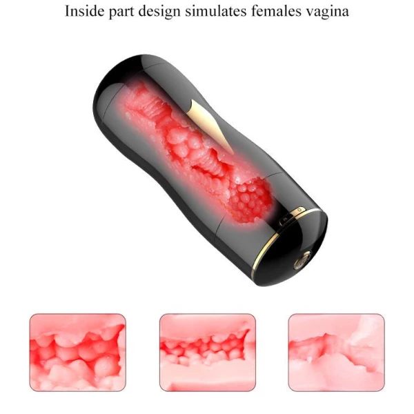 Umelá realistická vagína a ústa FOX s prísavkou