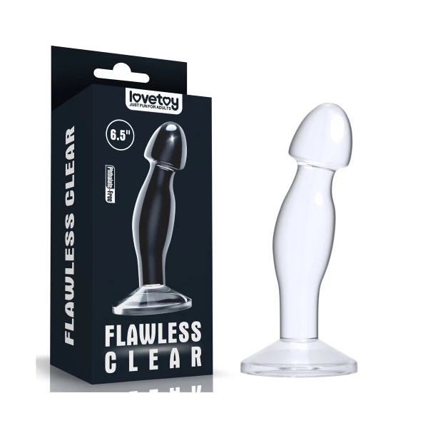 Lovetoy Flawless Clear 6.5 - análne dildo