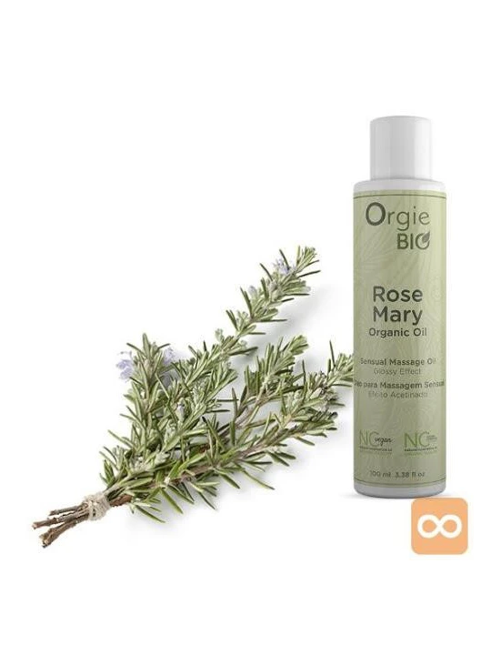 Orgie Bio RoseMary - organický masážny olej