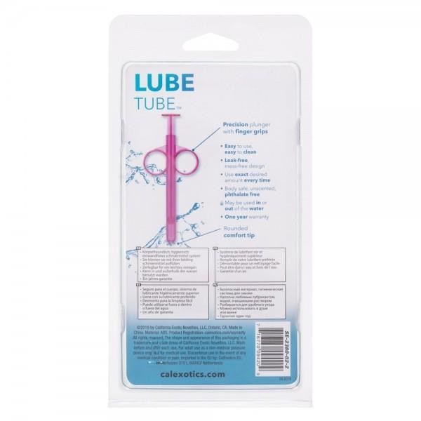 CalExotics Lube Tube Ružový - aplikátor lubrikačného gélu