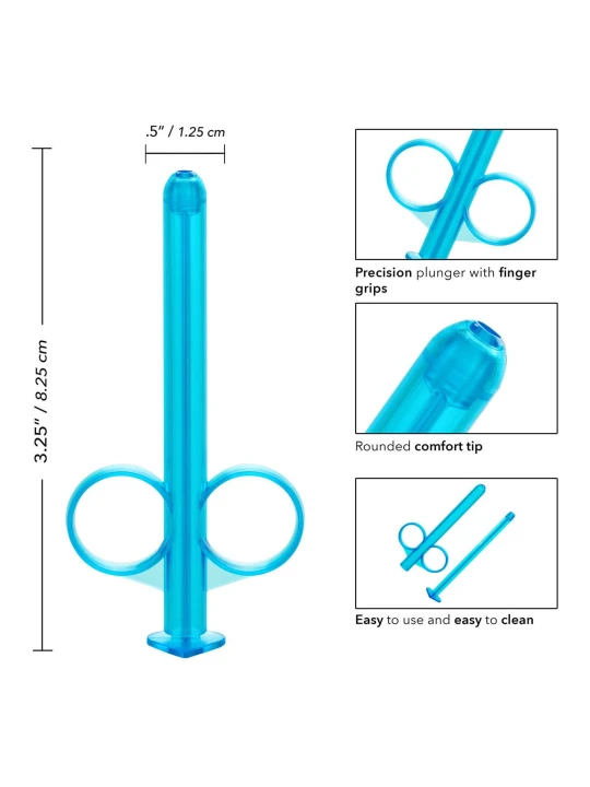 CalExotics Lube Tube Modrý - aplikátor lubrikačného gélu