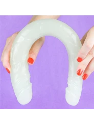 Lovetoy Lumino Play Double Dildo - svietiace obojstranné dildo