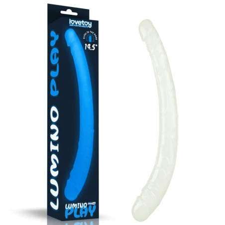 Lovetoy Lumino Play Double Dildo - svietiace obojstranné dildo