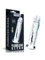 Lovetoy 7.0'' Flawless Clear Dildo - gélový priesvitný penis s prísavkou