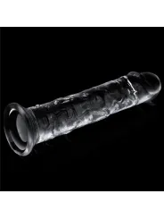 Lovetoy 7.0'' Flawless Clear Dildo - gélový priesvitný penis s prísavkou