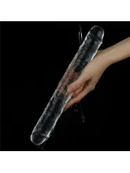 Lovetoy 12'' Flawless Clear Double Dildo - obojstranný dlhý penis