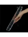 Lovetoy 12'' Flawless Clear Double Dildo - obojstranný dlhý penis