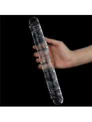 Lovetoy 12'' Flawless Clear Double Dildo - obojstranný dlhý penis