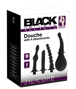 Black Velvets Douche - klystír so 4 nadstavcami
