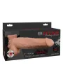 Pipedream 9" Hollow Squirting Strap-On with Balls