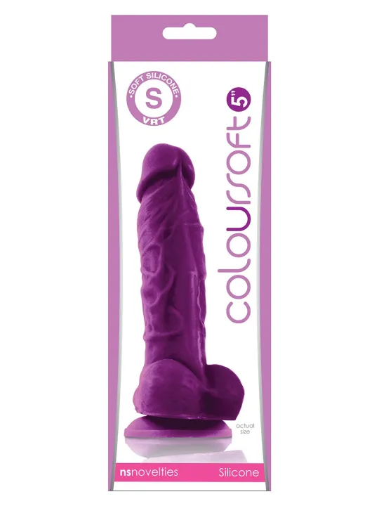 Dildo COLOURSOFT 5 SOFT PURPLE