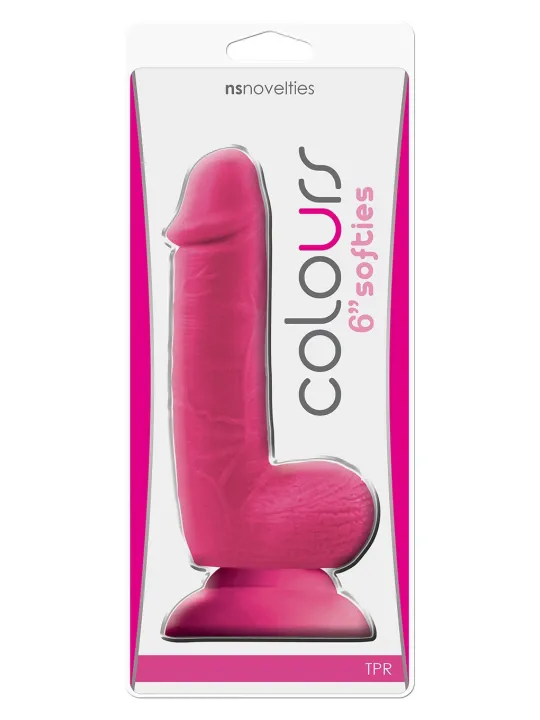 Dildo COLOURS SOFTIES 6" PINK