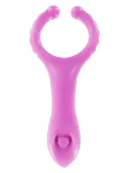 VIBRATING CLIT-STIM C-RING PURPLE