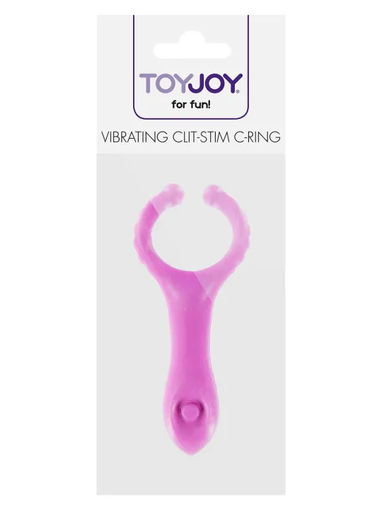 VIBRATING CLIT-STIM C-RING PURPLE