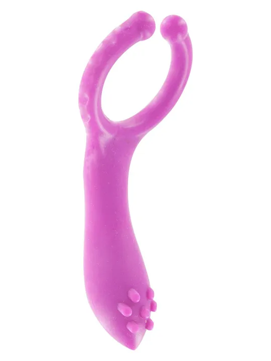 VIBRATING CLIT-STIM C-RING PURPLE